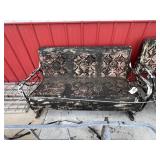 Vintage Metal Love Seat 58"L