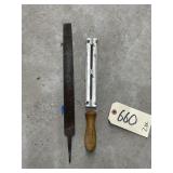 Metal File & File Holder