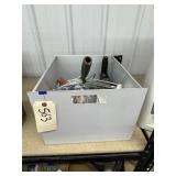 Metal Drawer w/Paint Rollers - Brushes