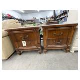 2 - Wooden Night Stands 24"L x 16"W x 25"H