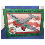 Sinclair Aircraft Beechcraft model 18 Plane in box