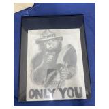 Framed Pic Smokey the Bear