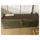Metal Tool Box w/Assorted Hand Tools