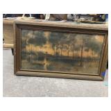 Framed Pic 1893 by G. Inness 18"x32"