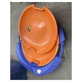 3 - Plastic Riva Snow Sleds