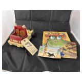4 Pcs - Dinosaur Books - Fisher Price Car & More