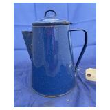 Granite Coffee Pot w/Rocks