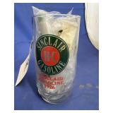 Sinclair Glass Cup w/Pens