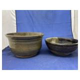 2 Pcs - Stoneware Bowls