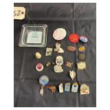 Ash Tray w/Buttons & Thimble