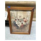Framed Praying Family Pic