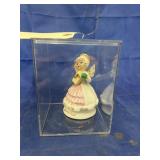 Napco December Angel Figurine in Plastic Case
