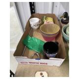 Plastic Bowls - Mug - Whisk - Planter & More