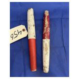 2 - Vintage Bobbers & Fish Stringer