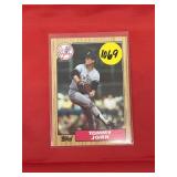 1987 TOPPS TOMMY JOHN CARD