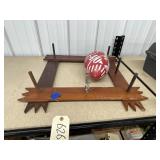 Wooden Wall Hanging & Football