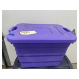 Plastic Tote w/Mr Coffee Maker & Pot - Bag