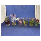 6 - Assorted Glass Tumblers