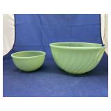 Fireking Swirl Bowl & Small Bowl