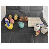 11 Pcs - Salt/Peppers - Ash Tray - Tile