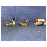 3 - Avon Collector Duck Series Figurines
