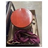 Tin w/Sewing Thread & Extension Cord