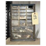 Plastic Organizing Bin w/Contents - 15"x10"