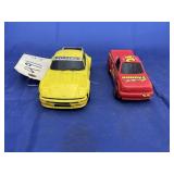 2 - Plastic Toy Cars