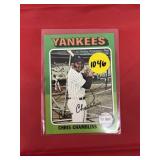 HIGH GRADE VINTAGE 1975 TOPPS CHRIS CHAMBLISS