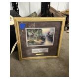 Framed Hour of Prayer by Thomas Kincaid Pic
