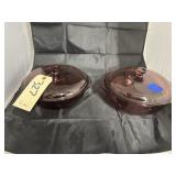 2 - Pyrex Bowls w/Lids
