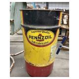 Pennzoil Metal Drum