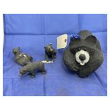 4 - Bear Figurines