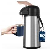 Coffee Carafe for Keeping Hot, 3L Dispenser with P