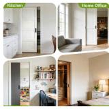 6Ft Pocket Door Track Kit W/Soft Close/Open - Alum