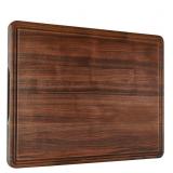 Walnut Wood Cutting Board- 24"x18" Extra Large,