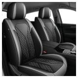 Faux Leather Waterproof Car Seat Covers Full Set F