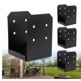 8x8 Post Base Bracket 4-Pack Heavy Duty Deck Post