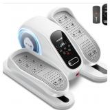 Umay Under Desk Elliptical Machine, White, 12 Spee