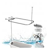 Clawfoot Tub Shower Kit, Add on Shower Units with