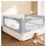 Queen Size Bed Rail for Toddlers, Baby Bed Rail Gu
