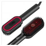 Tymo Hair Straightener Brush, Ionic, Dense Bristle