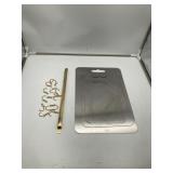 4 Ct. Kitchen Lot - (3) Stainless Steel Cutting Bo