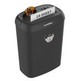 14 Sheet Cross Cut Paper Shredder- 6.6 Gallon Bin,