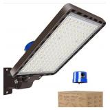 LED Shoebox Light with Photocell - 350W/5000K, IP6