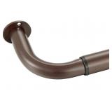 Room Darkening Curtain Rod, Wrap Around Design, 1"