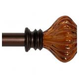 Deco Window Curtain Rods for Windows 44-120", 3/4