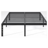 18" Metal Platform Bed Frame for Full Size, Black