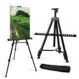 2 Ct. Art Lot, 1 Metal Tripod Adjustable Easel, 21