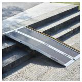 Habutway 5 Ft Wheelchair Ramp, Foldable, For Steps